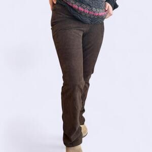 Vintage 90s authentic brown / chocolate leather pants NY Jones US women's size 6